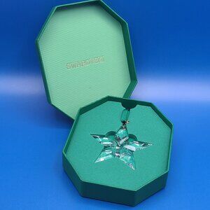 Swarovski Crystal 2023 Annual Snowflake Christmas Ornament w Boxes